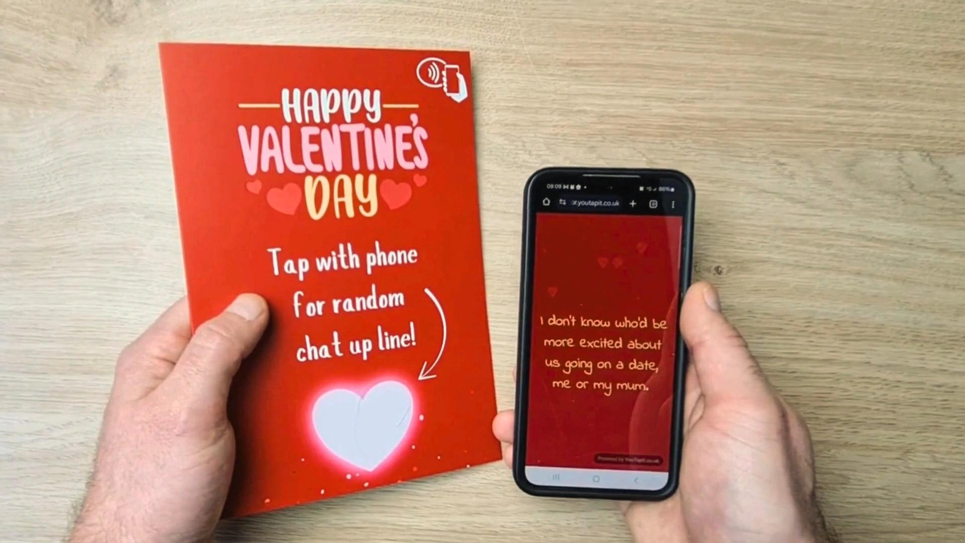 Chat Up Line Generator Valentine's Day Card