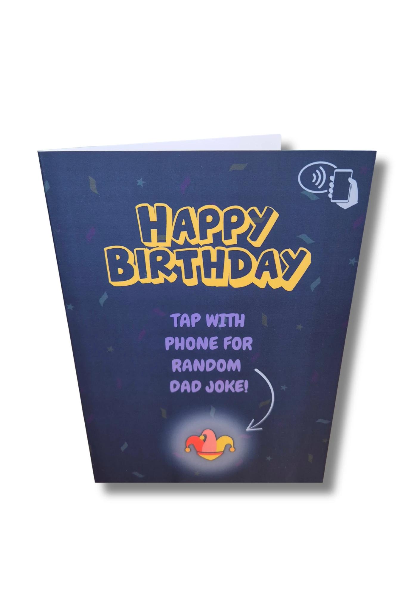 Random Dad Joke Generator Birthday Card - Front
