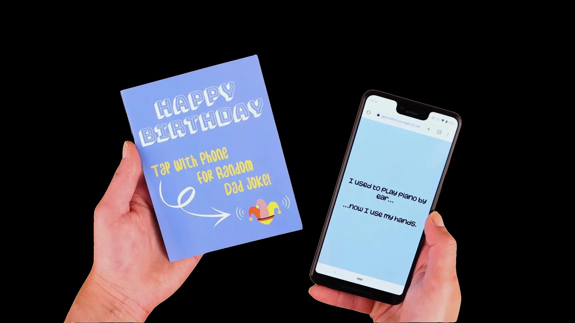 Home Page Image - Dad Joke Generator Birthday Card