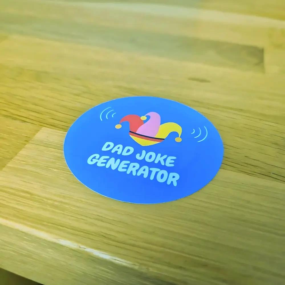 Dad Joke Generator Table Tag - Tap With Phone Activated