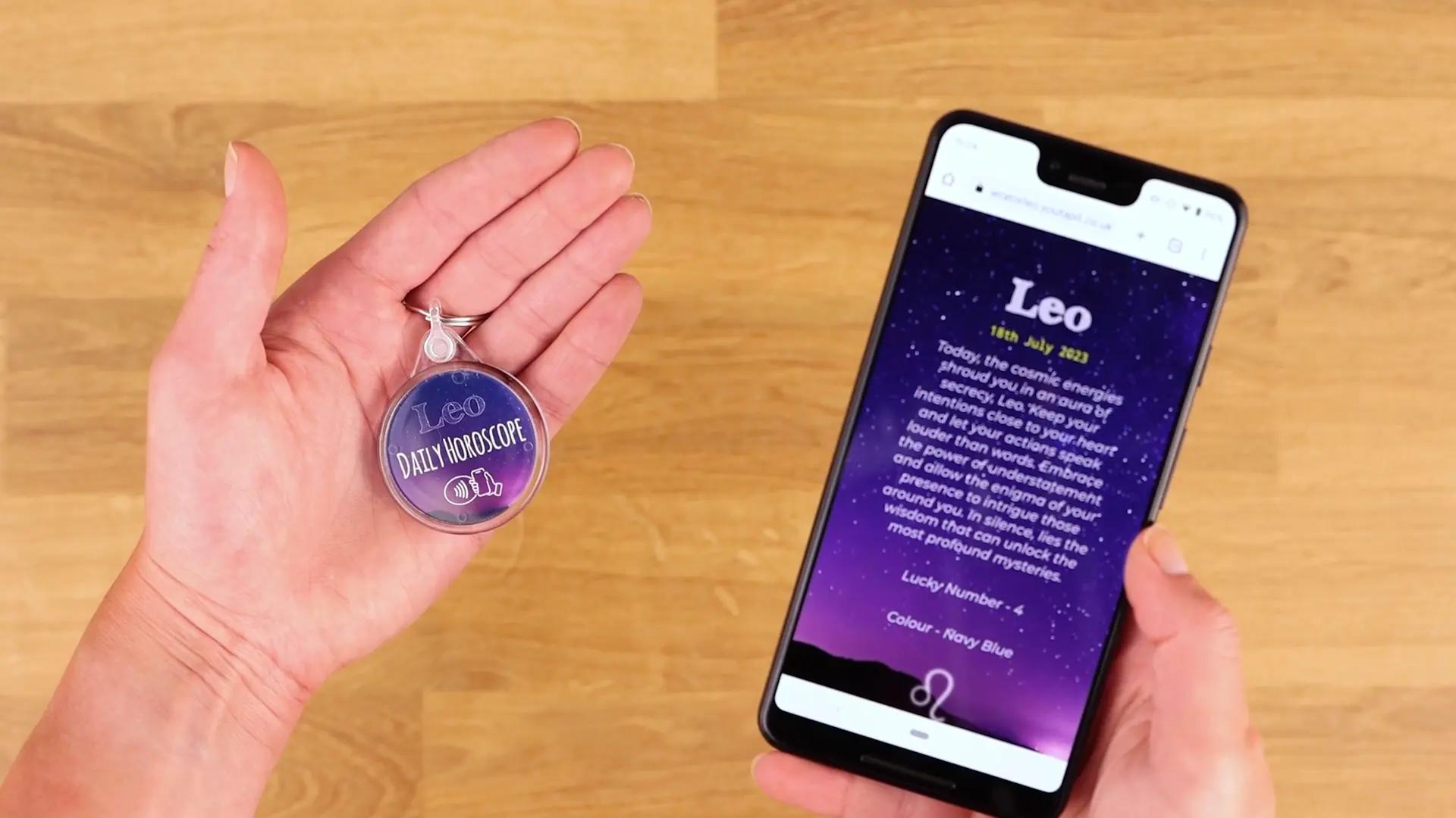 Daily Horoscope Generator Keyring