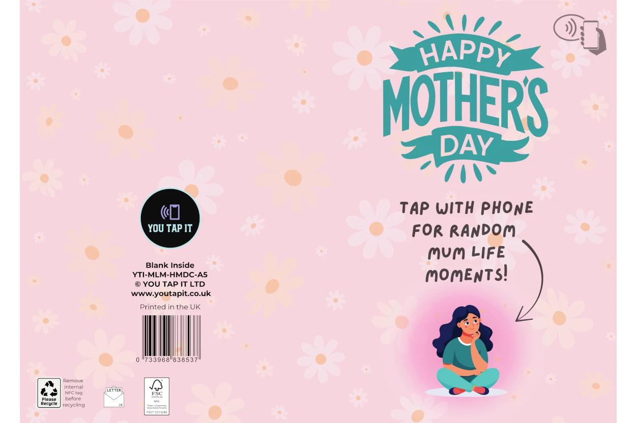Random Mum Life Moment Generator Mother's Day Card - Spread