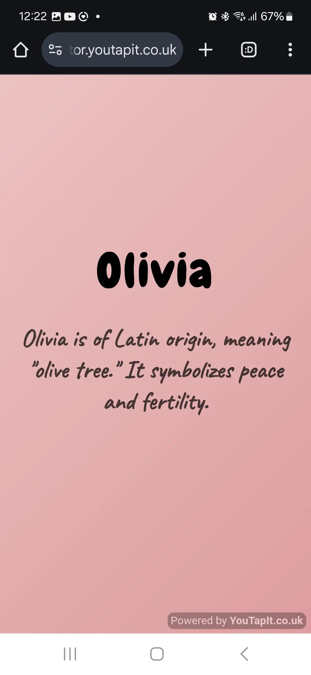 Random Baby Name Generator App - Over 5000 baby names included - mobile screenshot