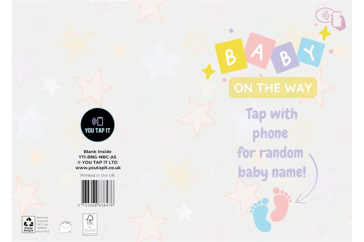 Baby Name Generator New Baby Card - Spread
