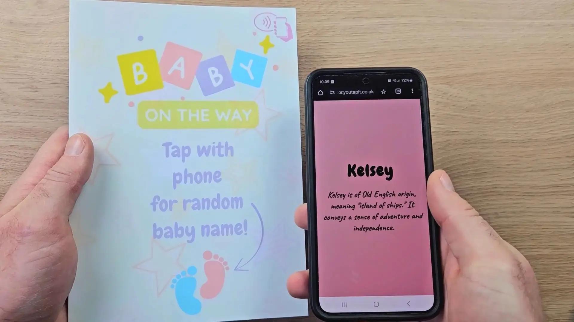 Baby Name Generator New Baby Card