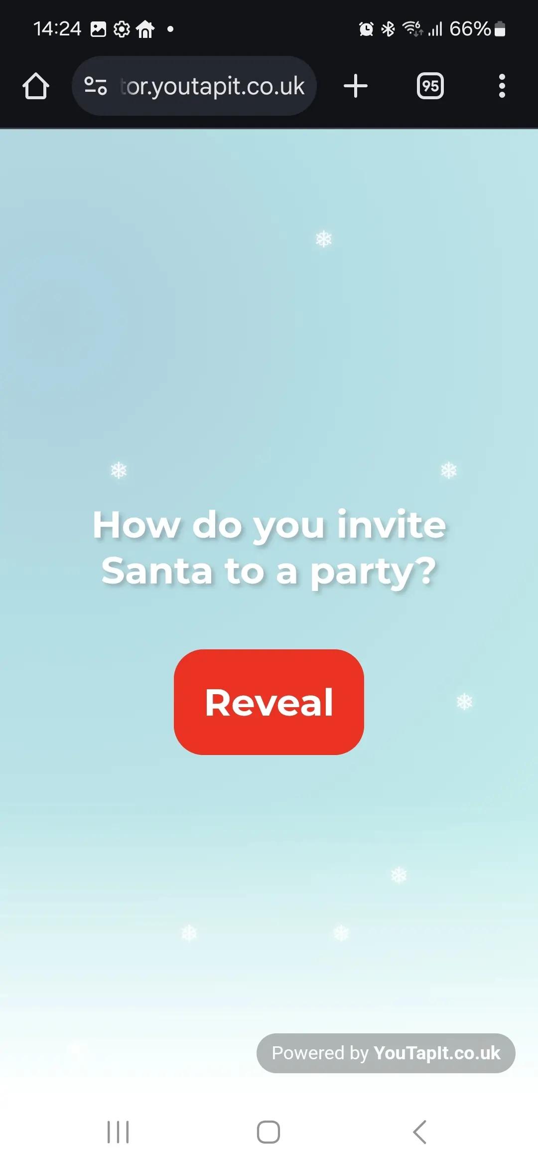 Random Christmas Cracker Joke App - mobile screenshot