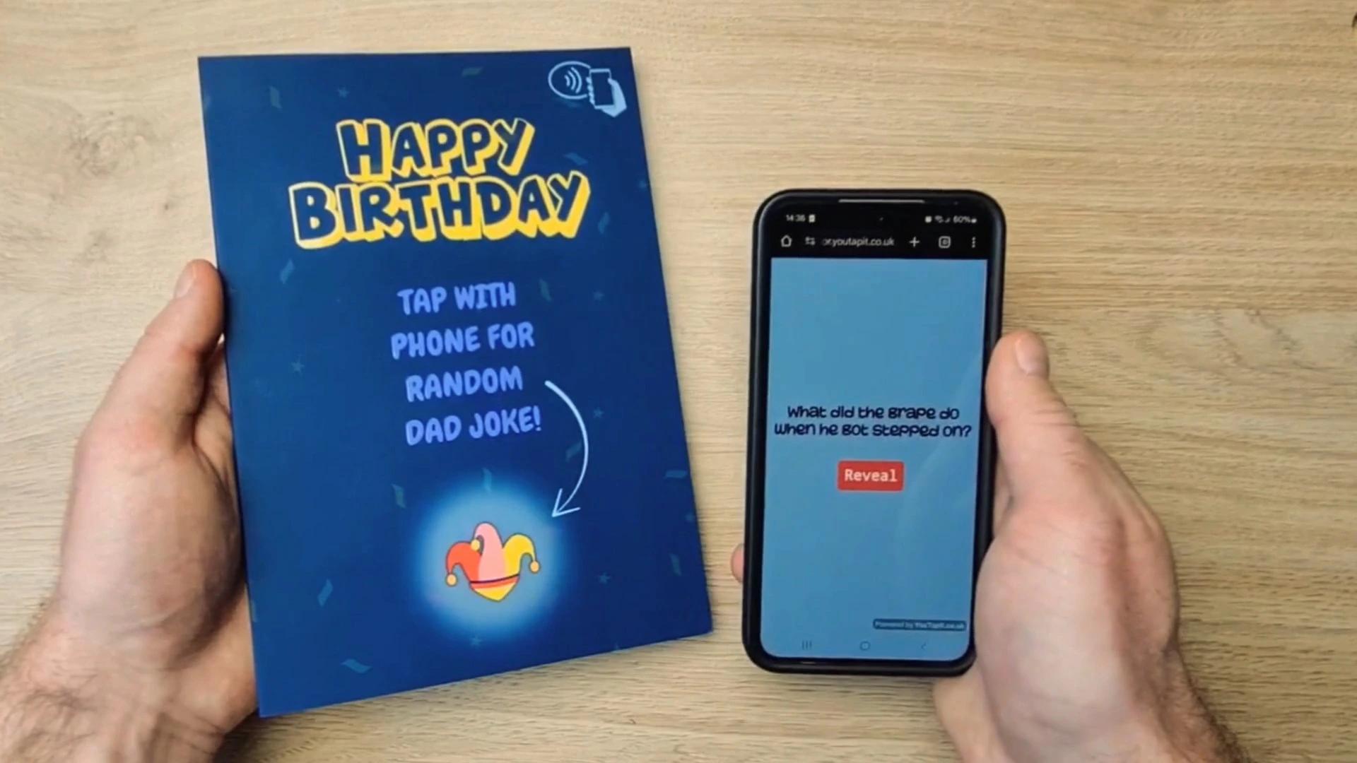 Dad Joke Generator Happy Birthday Card