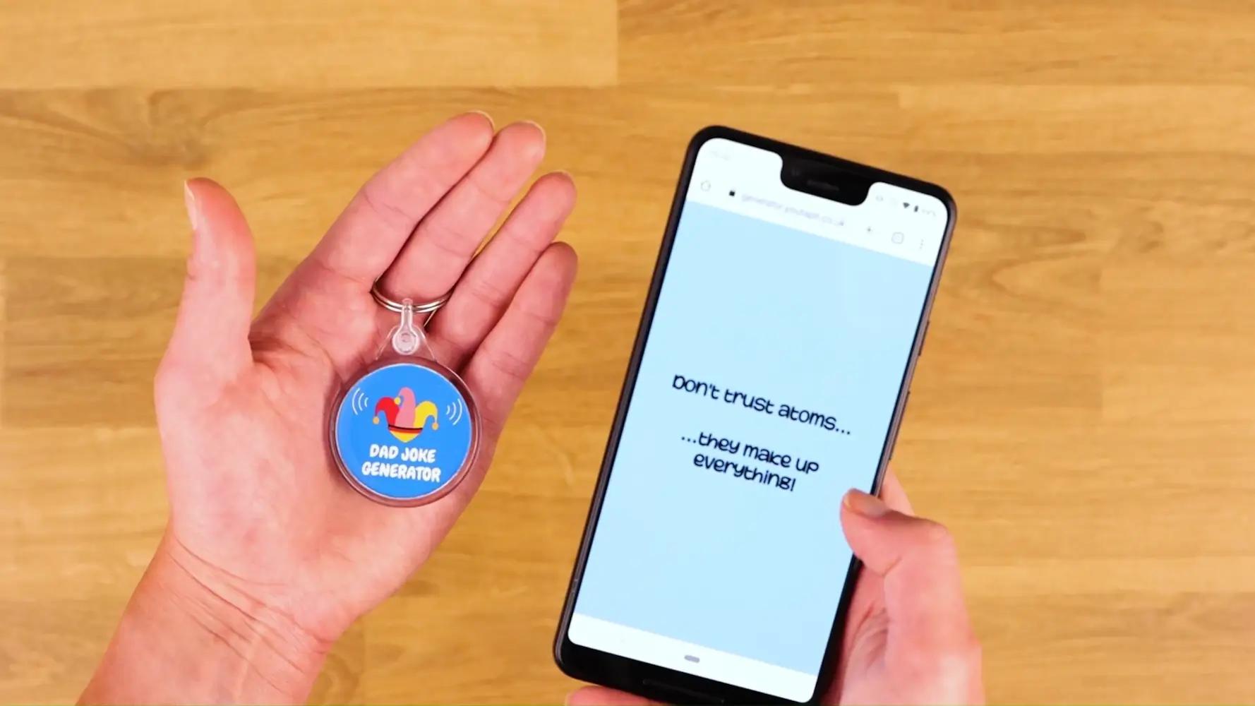 Dad Joke Generator Keyring