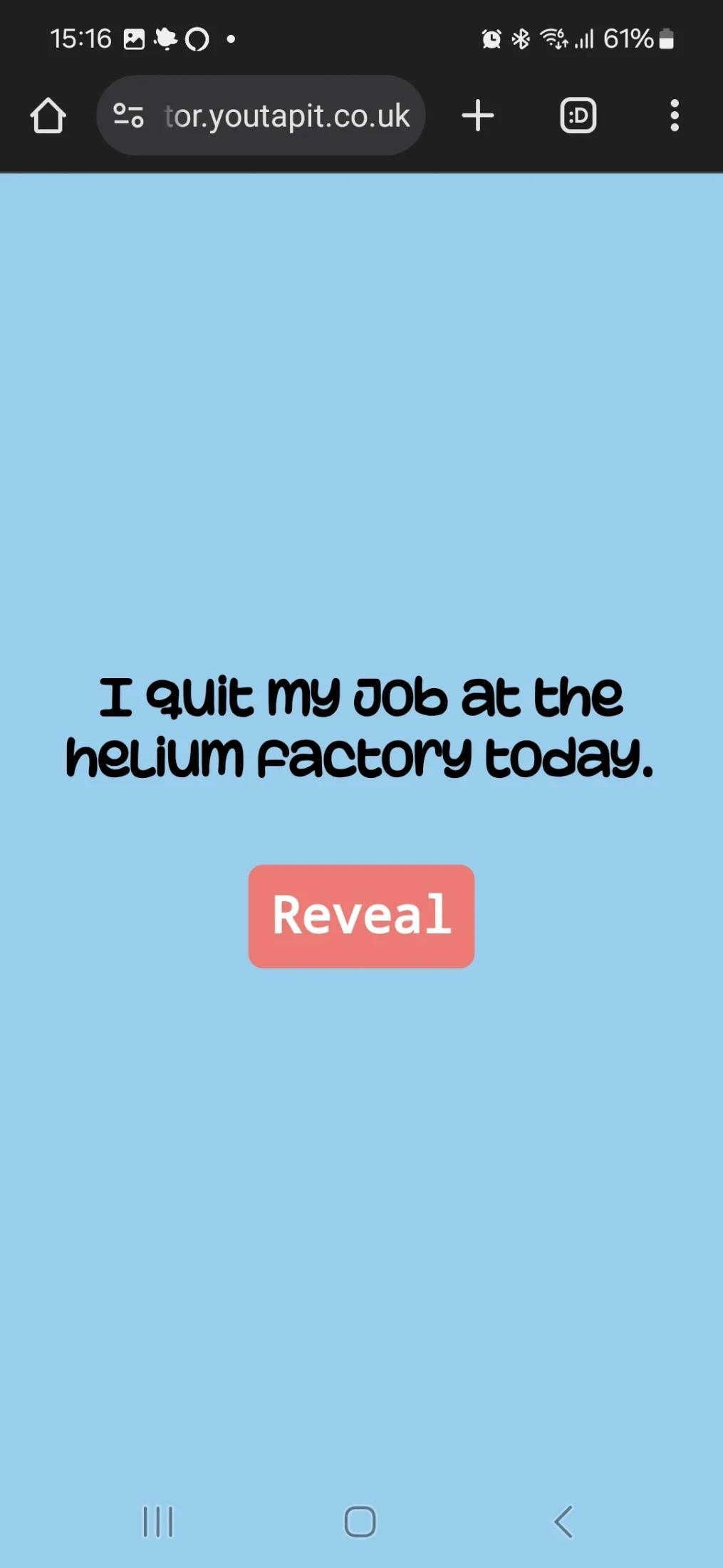 Dad Joke Generator App - Tap with phone for random dad joke - mobile screenshot