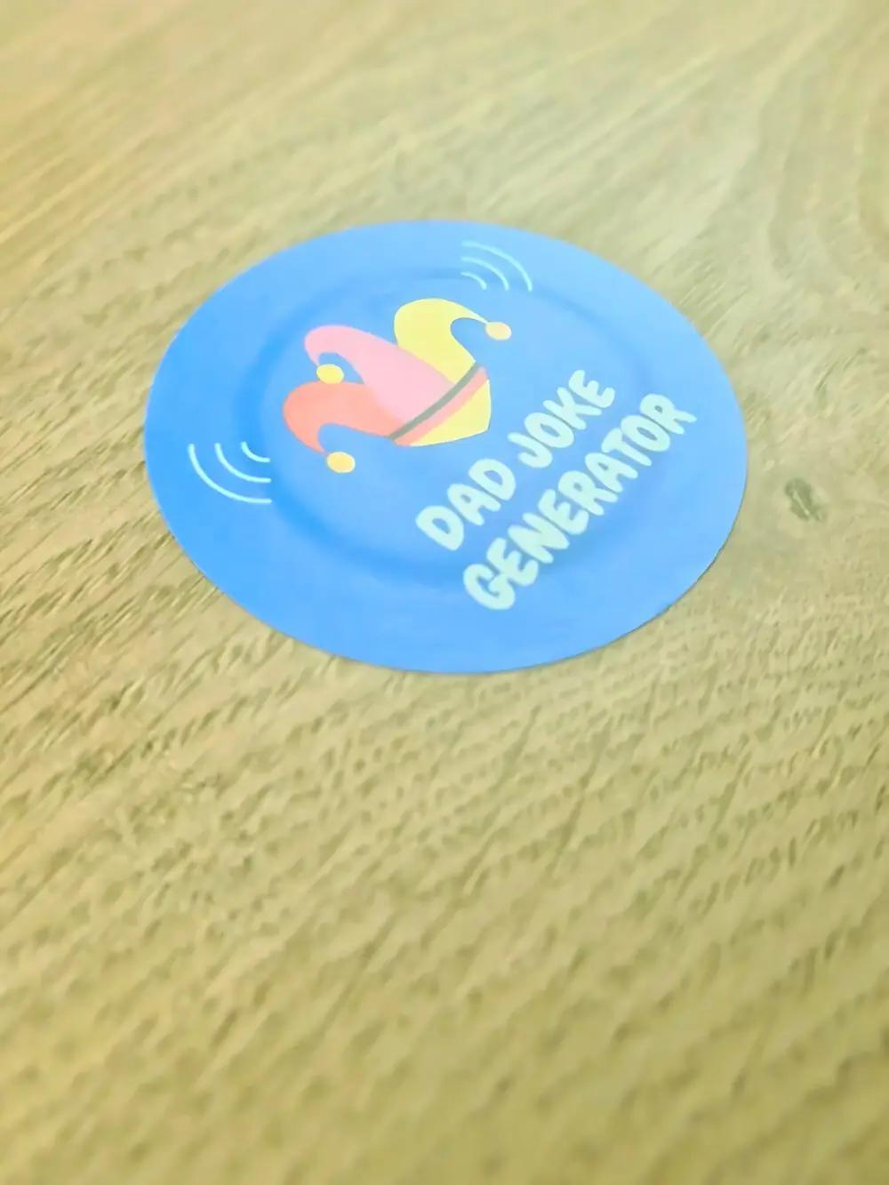 Dad Joke Generator Table Tag - Tap With Phone For Random Dad Joke